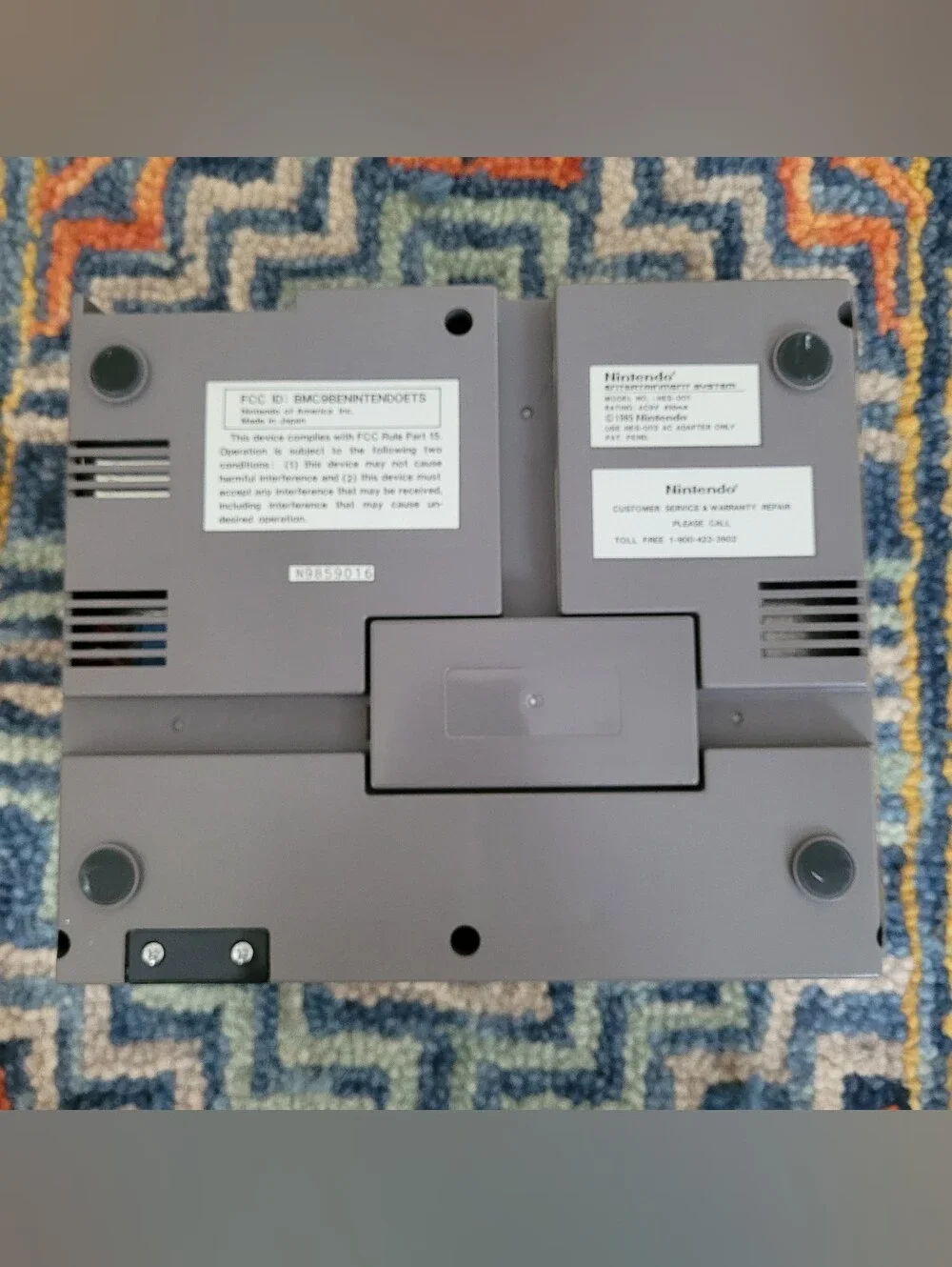 PARTS ONLY Nintendo NES Console